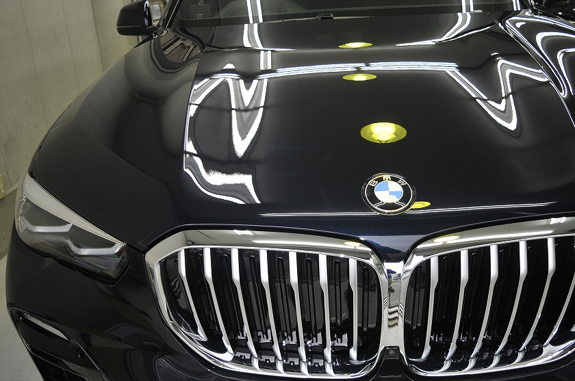 BMW X5　ガラスコーティング施工例　杉並区　Ｍ様