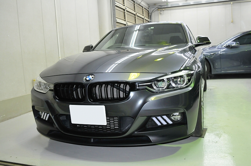 BMW ３シリーズ　ガラスコーティング施工日誌
