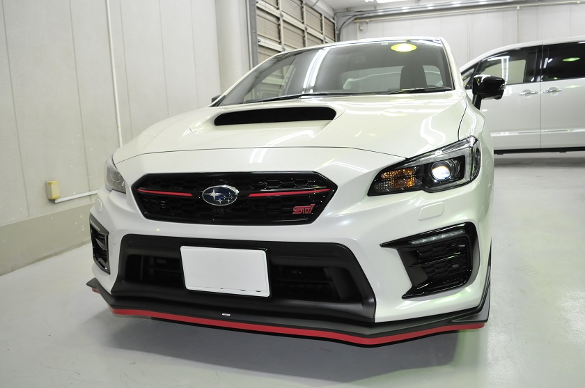 スバル WRX STI　ガラスコーティング施工日誌