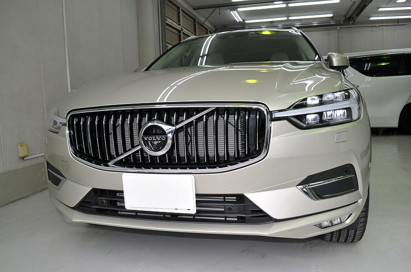 ボルボ XC60　ガラスコーティング施工例　江戸川区　Ｍ様