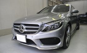 メルセデスベンツ C220d　カーコーティング施工事例　大田区　Ｍ様