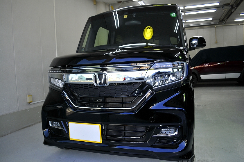 ホンダ N-BOX　ガラスコーティング施工例　市川市　Ｈ様