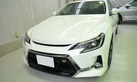 トヨタ マークＸ　ガラスコーティング施工例　東京都葛飾区　Ｋ様