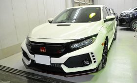 ホンダ シビック typeR  ガラスコーティング施工例　江東区　A様