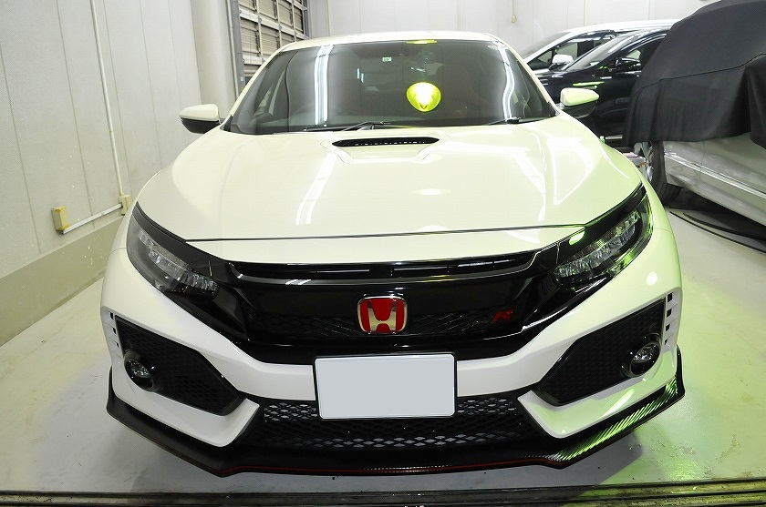 ホンダ シビック typeR  ガラスコーティング施工例　江東区　A様