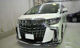 トヨタ アルファード　ガラスコーティング施工例　江戸川区　Z様