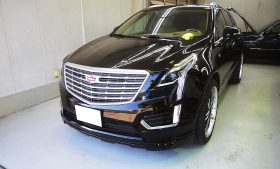 キャデラック XT5 クロスオーバー　ガラスコーティング施工例　成田市　i様