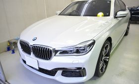 BMW 740i ガラスコーティング施工例　柏市　W様