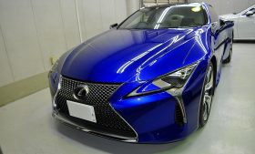 レクサス LC500　ガラスコーティング施工例　八千代市　Ｙ様