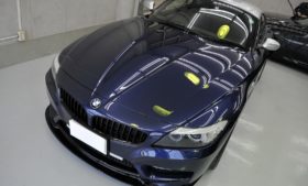 BMW　Z4　ガラスコーティング　磨き　施工例　葛飾区　Ｍ様