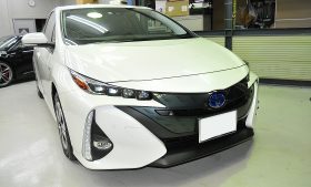 トヨタ プリウス PHV　ガラスコーティング施工例　匝瑳市　Ｍ様