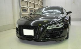 アウディ R8　ガラスコーティング施工例　館山市Ｔ様