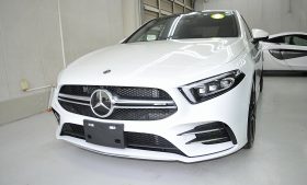 メルセデスベンツAMG A35　ガラスコーティング施工例　柏市　Ｔ様