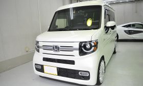 ホンダ N－VAN　ガラスコーティング施工例　葛飾区　Ｏ様