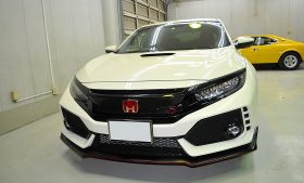 ホンダ シビック typeR　ガラスコーティング施工例　板橋区　O様