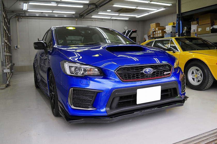 スバル WRX STI S208　ガラスコーティング施工例　江東区　Y様