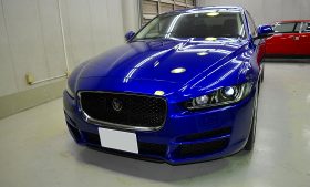 ジャガー ＸＥ　ガラスコーティング施工例　千葉市　Ｈ様