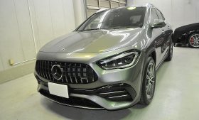 メルセデスベンツAMG　GLA35　ガラスコーティング磨き施工例　千代田区　W様