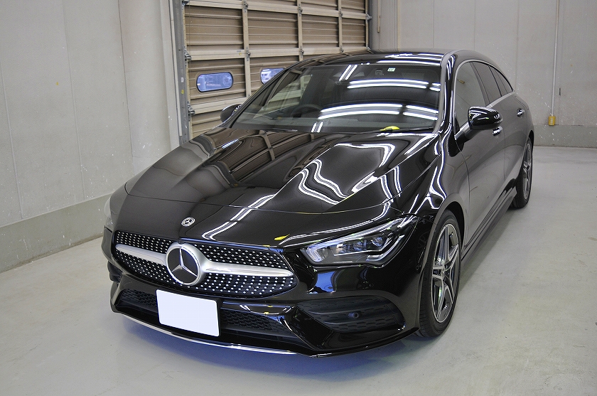 メルセデスベンツ CLA200ｄ　ガラスコーティング施工例　葛飾区　Ｍ様