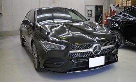 メルセデスベンツ CLA200ｄ　ガラスコーティング施工例　葛飾区　Ｍ様