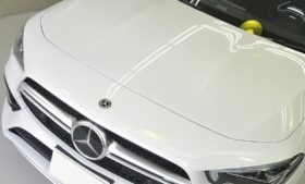 AMG　CLA35　ガラスコーティング、磨き施工事例　葛飾区から　H様