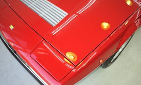 フェラーリ　GT4　ガラスコーティング磨き施工例　台東区　H様