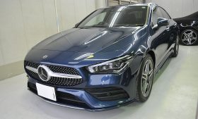 メルセデスベンツ CLA250　ガラスコーティング施工例　台東区　Ｎ様