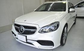 メルセデスベンツ AMG E63　ガラスコーティング施工例　練馬区　Ｈ様