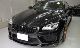 BMW　M6　ガラスコーティング、磨き施工例　江戸川区から　A様