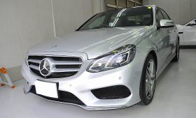 メルセデスベンツ E250　ガラスコーティング施工例　目黒区　M様