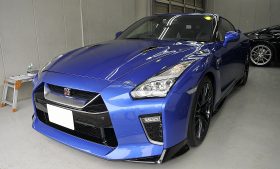 ニッサン  ＧＴ-Ｒ　ガラスコーティング施工例　取手市　Ｔ様