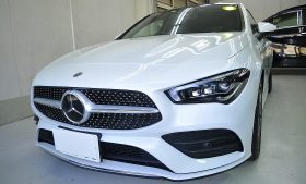 メルセデスベンツ CLA200d　ガラスコーティング施工例　新宿区　Ｉ様