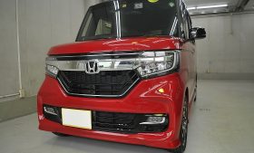 ホンダ  N-BOX　カーコーティング施工事例　葛飾区　Ｔ様