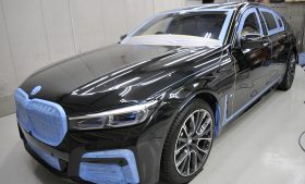 BMW 745e　ガラスコーティング施工日誌