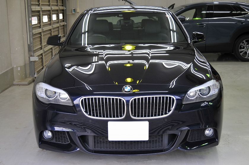 BMW 528i　ガラスコーティング施工例　江東区　Ｙ様