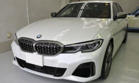 BMW340i　ガラスコーティング、磨き施工例　墨田区から　M様